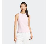 Tanktop ADIDAS SPORTSWEAR "ESSENTIALS LINEAR SLIM COTTON", Damen, Gr. XXL, pink (clear pink, weiß), Obermaterial: 93% Baumwolle, 7% Elasthan, Rundhals, Tops Tanktop (91967463-XXL) clear pink, weiß