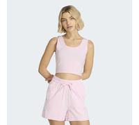 Tanktop ADIDAS SPORTSWEAR "ESSENTIALS SMALL LOGO COTTON LIFESTYLE", Damen, Gr. XS, clear pink, Obermaterial: 93% Baumwolle, 7% Elasthan, Rundhals, Tops Tanktop, schmale Passform, leichtes und luftiges