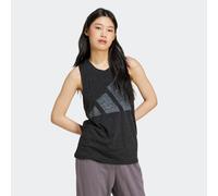 Tanktop ADIDAS SPORTSWEAR "ESSENTIALS WINNERS", Damen, Gr. S, schwarz-weiß (schwarz, weiß), Obermaterial: 50% Polyester, 25% Baumwolle, 25% Viskose, Rundhals, Tops Tanktop (69464126-S) schwarz, weiß