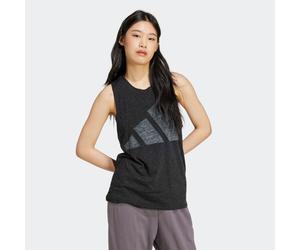 Tanktop ADIDAS SPORTSWEAR "ESSENTIALS WINNERS", Damen, Gr. XS, schwarz-weiß (schwarz, weiß), Obermaterial: 50% Polyester, 25% Baumwolle, 25% Viskose, Rundhals, Tops Tanktop (69464126-XS) schwarz, weiß