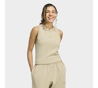 Tanktop ADIDAS SPORTSWEAR "W ALL SZN SL TK", Damen, Gr. M, beige (wonder cargo), Obermaterial: 51% Polyester, 25% Modal, 15% Baumwolle, 9% Elasthan, Rundhals, Tops Tanktop, schmal geschnitten, aus deh