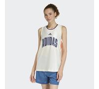 Tanktop ADIDAS SPORTSWEAR "W STA SEAS TANK", Damen, Gr. M, sanftes weiß, pure orange, dunkelblau, Obermaterial: 100% Polyester, Rundhals, Tops Tanktop (58352952-M) sanftes weiß, pure orange, dunkelbla
