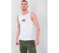 Alpha Industries Basic ärmelloses T-shirt S White