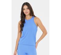 Tanktop ATHLECIA "Almi V2", Damen, Gr. 42, blau, 88% Polyester, 12% Elasthan, unifarben, normal, Rundhals, Tops Tanktop, mit Quick Dry-Funktion (12587467-42) blau