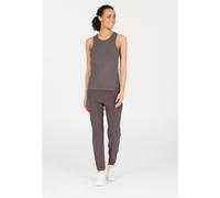 Tanktop ATHLECIA "Lankae", Damen, Gr. 44, braun, 57% Baumwolle, 38% Modal, 5% Elasthan, unifarben, normal, Rundhals, Tops Tanktop, mit 4-Wege-Stretchfunktion (66381908-44) braun