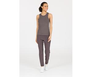 Tanktop ATHLECIA "Lankae", Damen, Gr. 44, braun, 57% Baumwolle, 38% Modal, 5% Elasthan, unifarben, normal, Rundhals, Tops Tanktop, mit 4-Wege-Stretchfunktion (66381908-44) braun