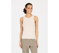 Tanktop ATHLECIA "Tinashe", Damen, Gr. 44, beige, 92% Viskose, 8% Elasthan, unifarben, normal, Rundhals, Tops Tanktop, im schnelltrocknenden, gerippten Design (77206623-44) beige
