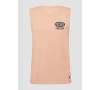 Tanktop aus Baumwollle mit Frontprint XXL Orange 2165605.20D2.XXL