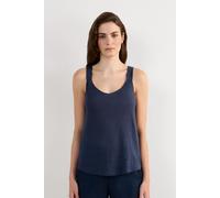 Tanktop Aus Leinen The Pure Linen Blau L