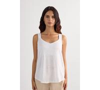 Tanktop Aus Leinen The Pure Linen Weiß S