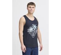 Tanktop BLEND "BHCali", Herren, Gr. L, schwarz navy blau, Web, 100% Baumwolle, bedruckt, regular fit, Rundhals, angesetztes Bündchen, Tops Tanktop, Lässiges Tanktop mit Rundhalssauschnitt und Print (5