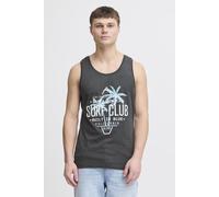 Tanktop BLEND "BHCali", Herren, Gr. XL, charcoal mix, Web, 100% Baumwolle, bedruckt, regular fit, Rundhals, angesetztes Bündchen, Tops Tanktop, Lässiges Tanktop mit Rundhalssauschnitt und Print (89427