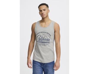 Tanktop BLEND "BHGalifo", Herren, Gr. L, beige (stone mix), Web, 100% Baumwolle, gemustert, regular fit, Rundhals, Tops Tanktop, Lässiges Tanktop mit Print (84626513-L) stone mix