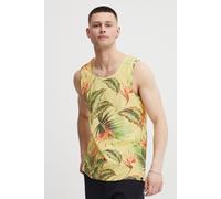 Tanktop BLEND "BHTros", Herren, Gr. XXL, popcorn, Web, 100% Baumwolle, gemustert, regular fit normal, Rundhals, Tops Tanktop, Lässiges Tanktop mit Rundhalssauschnitt (39053847-XXL) popcorn