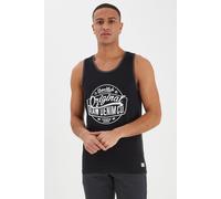 Tanktop BLEND "BHWalex", Herren, Gr. M, schwarz, Web, 100% Baumwolle, unifarben, regular fit, Rundhals, eng angesetztes Bündchen, Tops Tanktop, Lässiges Tanktop mit Rundhalssauschnitt (28635407-M) sch