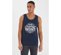 Tanktop BLEND "BHWalex", Herren, Gr. S, navy, Web, 100% Baumwolle, unifarben, regular fit, Rundhals, eng angesetztes Bündchen, Tops Tanktop, Lässiges Tanktop mit Rundhalssauschnitt (14354928-S) navy