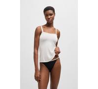 Tanktop BOSS "VEST CI 1", Damen, Gr. XXL, weiß (open weiß 119), Jersey, Obermaterial: 95% Viskose, 5% Elasthan, unifarben, körpernah, Rundhals, Tops Tanktop, mit Rundhalsausschnitt (82398536-XXL)