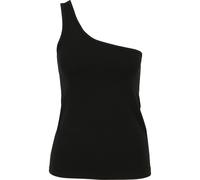 Tanktop BRANDIT "Brandit Brandit Abbey Bandeau Top one strap", Damen, Gr. XXL, schwarz, 95% Baumwolle, 5% Elasthan, unifarben, skinny fit, Tops Tanktop (27182451-XXL) schwarz