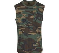Tanktop BRANDIT "Brandit Brandit T-Shirt sleeveless", Herren, Gr. 5XL, woodland, 100% Baumwolle, unifarben, normal, Rundhals, Tops Tanktop (75279759-5XL) woodland