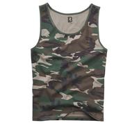 Tanktop BRANDIT "Brandit Herren Tank Top", Herren, Gr. S, grün (woodland), 100% Baumwolle, unifarben, normal, Tops Tanktop (54658541-S) woodland