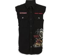 Tanktop BRANDIT "Brandit Iron Maiden Vintage Shirt sleeveless NOTB", Herren, Gr. 6XL, schwarz, 100% Baumwolle, bedruckt, normal, amerikanischer Ausschnitt, Shirts Tanktop (42862767-6XL) schwarz