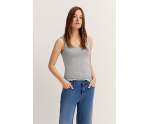 Tanktop BUGATTI, Damen, Gr. M, grau (250, grau), 60% Baumwolle, 40% Viskose, normal, Tops Tanktop (63899627-M) 250, grau