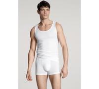 CALIDA Focus Unterhemd Herren, temperaturausgleichend, feuchtigkeitsregulierend, schnelltrocknend Weiss 58-60