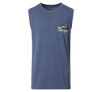 Tanktop CASAMODA "CASAMODA Tanktop uni", Herren, Gr. 3XL, blau, 100% Baumwolle, Tops Tanktop (85809968-XXXL) blau