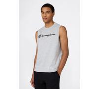 Tanktop CHAMPION "BASICS Sleeveless T-Shirt Large Logo", Herren, Gr. M, noxm, Obermaterial: 100% Baumwolle, normal, Rundhals, Tops Tanktop, sportliche Schnittform, sportlicher Stil, mit Rundhalsaussch