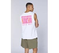 Tanktop CHIEMSEE, Herren, Gr. XL (56/58), weiß, 100% Baumwolle, Rundhals, Tops Tanktop (36441517-XL) weiß