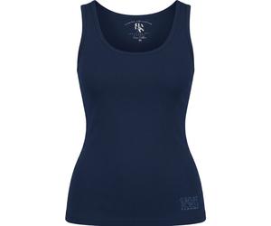 Tanktop CLARINA "Hannah", Damen, Gr. 44, blau (marine), Obermaterial: 100% Baumwolle., unifarben, Rundhals, Tops Tanktop, Pima Cotton Interlock (75254822-44) marine
