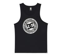 Tanktop DC SHOES "Circle Star", Herren, Gr. S, schwarz (schwarz, snow weiß), Obermaterial: 100% Walkfrottier;, Tops Tanktop (53877352-S) schwarz, snow weiß