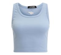 Tanktop DEF "DEF Damen DEF BASE Tanktop", Herren, Gr. L, blau, 95% Baumwolle, 5% Elasthan, unifarben, skinny fit, Tops Tanktop (54070161-L) blau