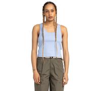 Tanktop ELEMENT "Yarnhill", Damen, Gr. S, blau (blau heron), Obermaterial: 95% Baumwolle, 5% Elasthan., Tops Tanktop (75883223-S) blau heron