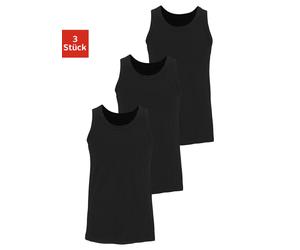 Tanktop H.I.S "Unterziehshirt, Unterhemd für Herren", Herren, Gr. 9/XXXL, schwarz, Single Jersey, Obermaterial: 100% Baumwolle, unifarben, Basic, körpernah normal, Rundhals, Tops Tanktop, unifarben, R