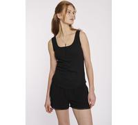 Tanktop HAILY’S "SL M TP La44ren", Damen, Gr. XS (34), schwarz, Jersey, Obermaterial: 68% Modal, 29% Viskose, 3% Elasthan, unifarben, hüftlang, tiefer Rundhals, Tops Tanktop (65278824-XS)