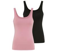 Tanktop HUGO UNDERWEAR, Damen, Gr. XS, rosa (open pink 692), Jersey, Obermaterial: 95% Baumwolle, 5% Elasthan, tiefer Rundhals, Tops Tanktop, Rundhals (35509519-XS) open pink 692