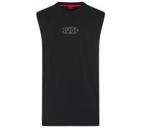 Tanktop HUGO UNDERWEAR, Herren, Gr. XXL (56), schwarz, Jersey, Obermaterial: 100% Baumwolle, bequem, Rundhals, Tops Tanktop, aus Baumwoll-Jersey mit Logo-Print (19587221-XXL) schwarz