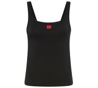 Tanktop HUGO UNDERWEAR "Signature", Damen, Gr. M, schwarz, Obermaterial: 90% Modal, 10% Elasthan, Basic, slim fit, tiefer Rundhals, Tops Tanktop (45766611-M) schwarz