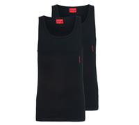 Tanktop HUGO UNDERWEAR "Twin Pack", Herren, Gr. XXL (56), schwarz (schwarz 001), Single Jersey, Obermaterial: 93% Baumwolle, 7% Elasthan, Basic, körpernah, Rundhals, Tops Tanktop, mit Markenlabel in K