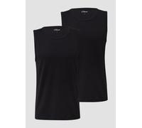 s.Oliver Herren 2155033 T-Shirt, schwarz 9999, S