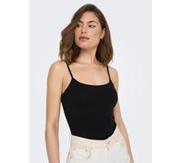 JDY Damen Top JDYAVA Singlet JRS NOOS, Black, XL