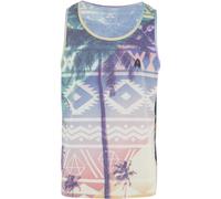 Tanktop JUST RHYSE "Just Rhyse Just Rhyse William Tank Tops", Herren, Gr. S, bunt (grün colorot), 50% Polyester, 50% Baumwolle, mehrfarbig, relaxed fit, Tops Tanktop (66767669-S) grün colorot