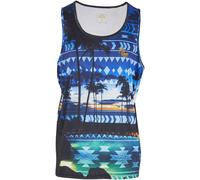 Tanktop JUST RHYSE "Just Rhyse Tank Tops Palm Coast", Herren, Gr. 3XL, colorot, 100% Baumwolle, mehrfarbig, loose fit, Tops Tanktop (57112203-XXXL) colorot