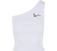 Tanktop KARL KANI "Karl Kani Damen", Damen, Gr. L, weiß, 95% Baumwolle, 5% Elasthan, skinny fit, Tops Tanktop (21541103-L) weiß