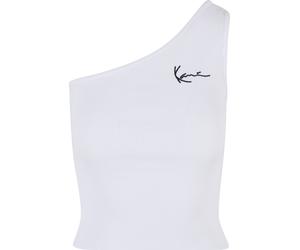 Tanktop KARL KANI "Karl Kani Damen", Damen, Gr. S, weiß, 95% Baumwolle, 5% Elasthan, skinny fit, Shirts Tanktop (21541103-S) weiß
