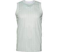 Tanktop KARL KANI "Karl Kani Herren", Herren, Gr. S, mint, weiß, 100% Polyester (Recycelt), unifarben, slim fit, Tops Tanktop (75940603-S) mint, weiß