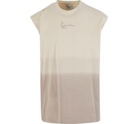 Tanktop KARL KANI "Karl Kani Signature Gradient Sleeveless T-Shirt", Herren, Gr. S, beige, 100% Baumwolle, normal, Tops Tanktop (41970917-S) beige