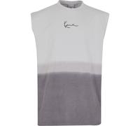 Tanktop KARL KANI "Karl Kani Signature Gradient Sleeveless T-Shirt", Herren, Gr. S, grau, 100% Baumwolle, normal, Tops Tanktop (67947402-S) grau