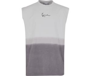 Tanktop KARL KANI "Karl Kani Signature Gradient Sleeveless T-Shirt", Herren, Gr. S, grau, 100% Baumwolle, normal, Tops Tanktop (67947402-S) grau